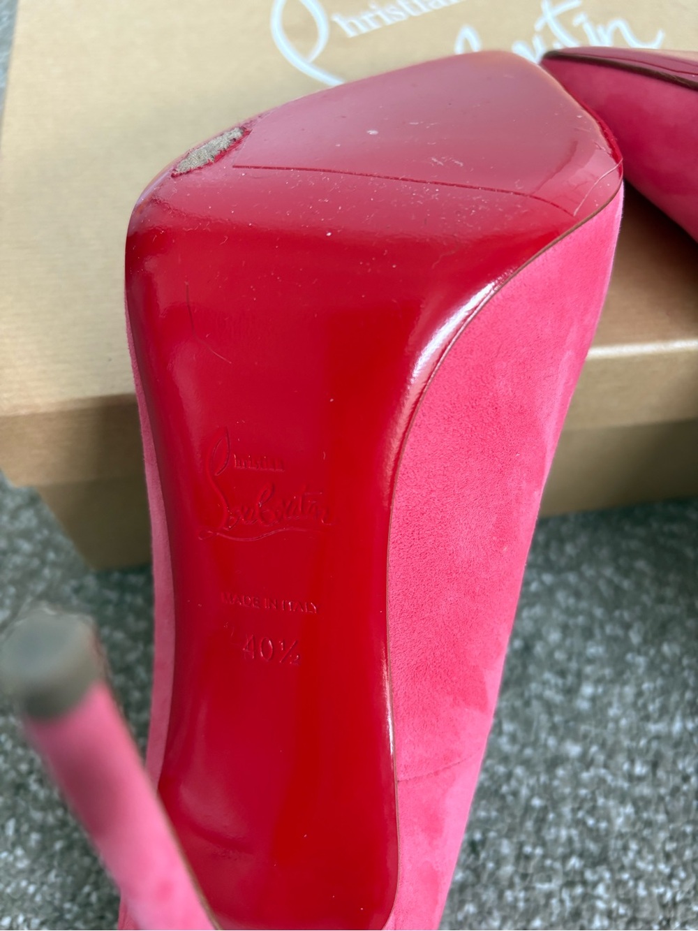 Christian Louboutin Hot Pink So Kate 40.5 - Picture 7 of 9